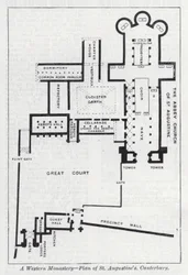 A Western Monastery, Plan of St Augustine