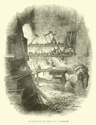 A carpenters shop in Nazareth