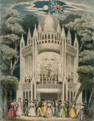 A Dance at Vauxhall Gardens, London