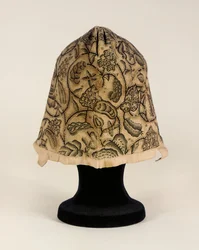 A fine blackwork coif, 1620-40