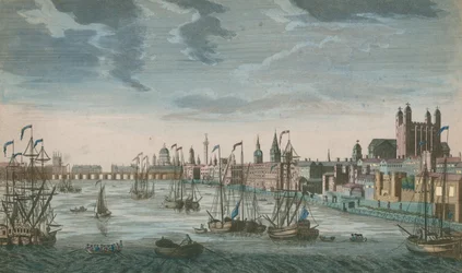 A General View of Sailing Craft on the Waters of the River Thames