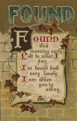 A Greetings Card Message to a Friend or Loved One