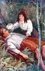 A Little Girl Was Kneeling at My Side