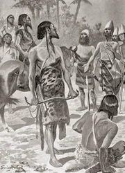 A Meeting Between Tyrian Founders of Carthage and Libyan Chiefs, from Hutchinson