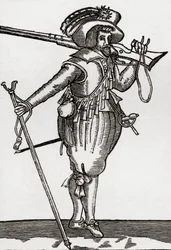 A Musketeer During the Reign of King James I, from 
