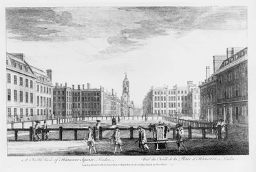 A North View of Hanover Square, London