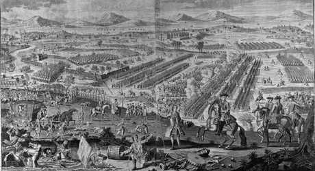 A perspective view of the glorious Battle of Drunmossie Moor on 16th April 1746