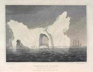 A remarkable iceberg. July 1818. Lat.74 & Long.64.W, from 
