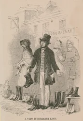 A View in Rosemary Lane, London