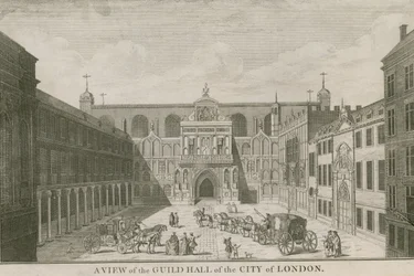 A View of the Guildhall of the City of London