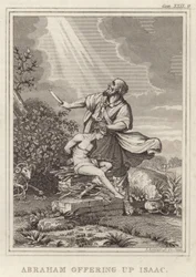 Abraham offering up Isaac