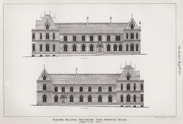 Academic Buildings, Nottingham, Third Premiated Design