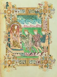 Adoration of the Magi, from the Benedictional of St. Aethelwold