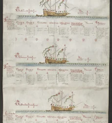 The galleass The Unicorn, and The Swallow, from 