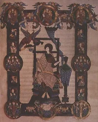 St. John the Evangelist, from the Grimbald Gospels, c.1020