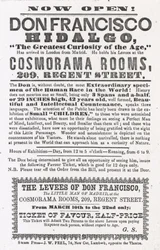 Advert for an Appearance of Don Francisco Hidalgo