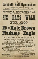 Advertisement for Lambeth Bath Gymnasium