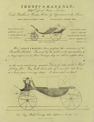 Advertisement for Thrupp & Maberley Coach Builders and Harness Makers