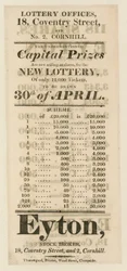 Advertisement for State Lottery