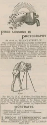 Advertisement for the London Stereoscopic and Photographic Company