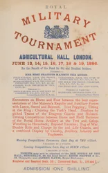 Advertisement for the Royal Military Tournament