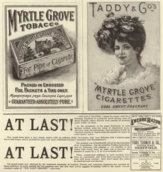 Advertising spread from The Graphic Christmas Number 1896