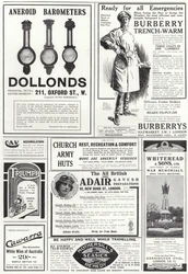 Advertising spread from The Sphere