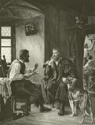 Albert Durer visits Hans Sachs