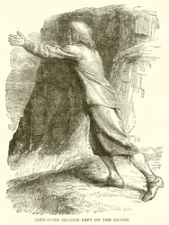 Alexander Selkirk Left on the Island