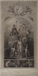 Allegory of the City of London with Sword of the State and City Charta