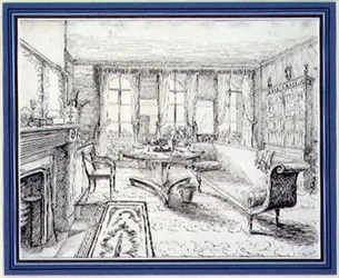 An English Regency Country House Interior