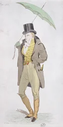 An English dandy, c.1802