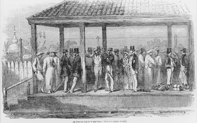 An Indian Railway Station, 1854