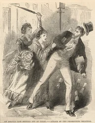 An assault case settled out of court; Attack on the prosecuting solicitor