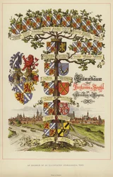 An Example of an Illuminated Genealogical Tree