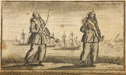 Ann Bonny and Mary Read pirates