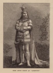 Anton Schott as Lohengrin