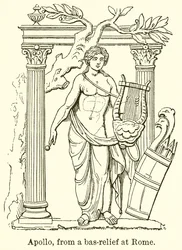 Apollo, from a Bas-Relief at Rome
