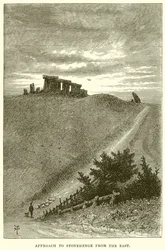 Approach to Stonehenge from the East