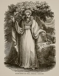 Arch-Druid in full Judicial Costume