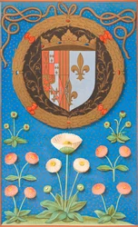 Arms and Emblematic Device of Marguerite Navarre, 1878