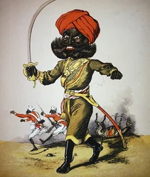 Army and Navy Drolleries, illustration by Major Seccombe, published by Frederick Warne & Co., c.1875