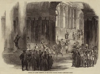 Arrival of Queen Christina at the Royal Palace, Madrid