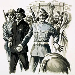 Arthur Evans visited many trouble spots in Europe