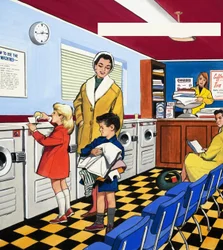 At the Laundrette