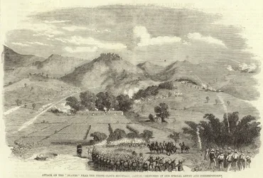 Attack on the Braves Near the White Cloud Mountain
