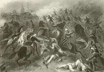 Attack on the Mutineers Before Cawnpore