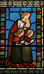 Attending Christ Blessing Children