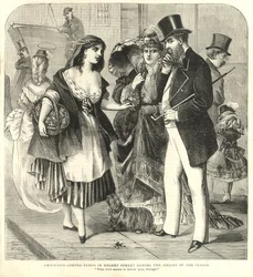 Awkward Contre-temps in Regent Street During the Height of the Season