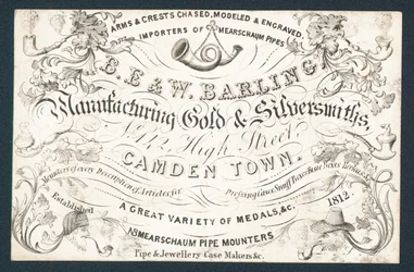 B E & W Barling, manufacturing gold and silversmiths